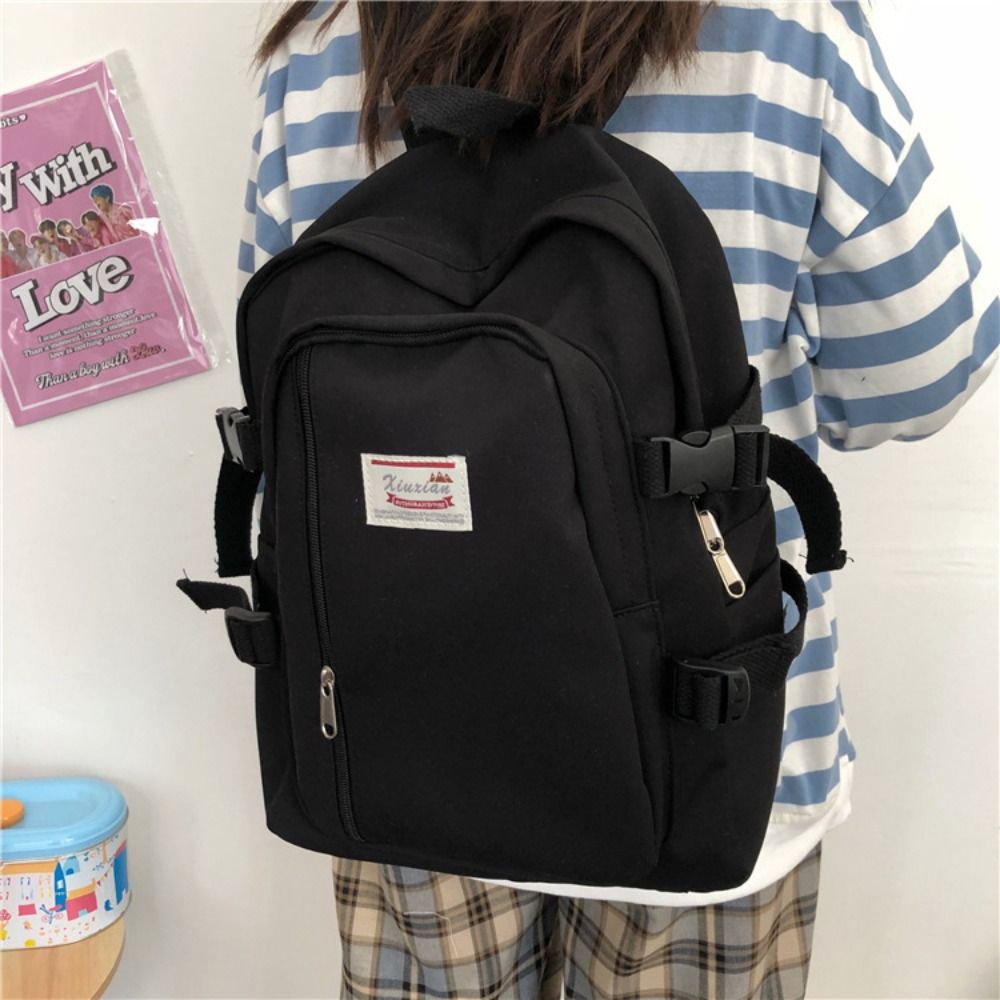 Vvsha Multifunctional Waterproof Book Bag Nylon Large Capacity Backpack Shoulder Bag Teenage