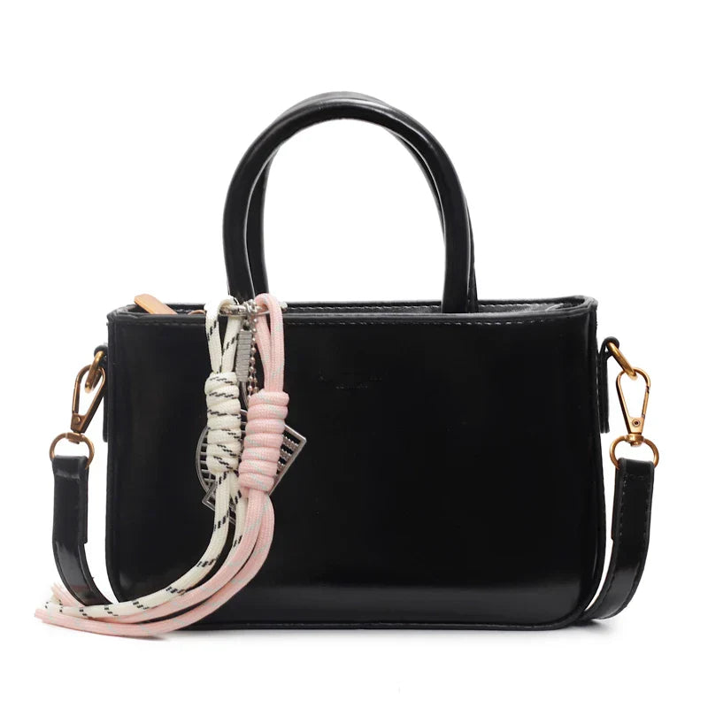 Vvsha Trendy Solid Color PU 2025 High Quality Women's Handbag Versatile Zipper Lightweight Fashionable Single Shoulder Crossbody Bag