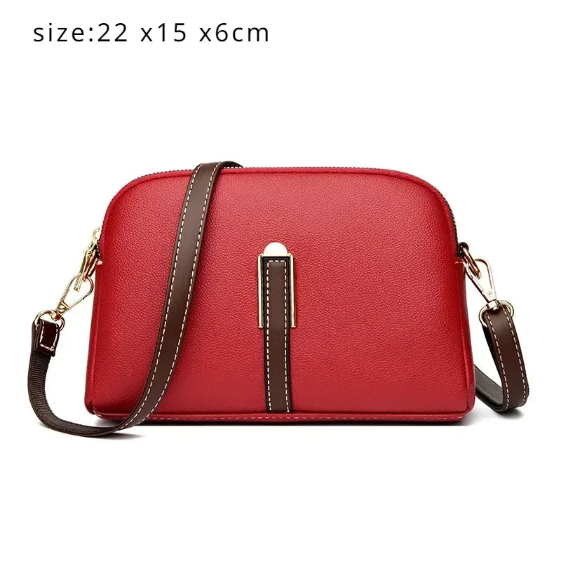Vvsha Genuine Leather Bag Luxury Women's Handbags Bag for Woman 2025 Female Clutch Phone Bags Shoulder Bag Crossbody Messenger Pack
