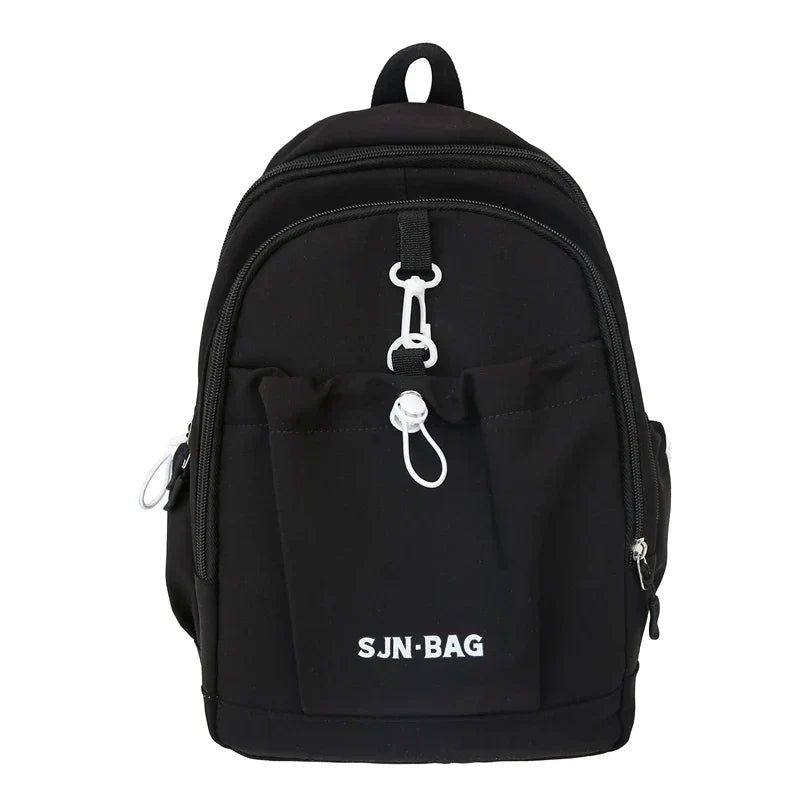 Vvsha Fashion Simple Nylon Color Matching Backpacks 2025 Hot Sale Large Capacity Casual Versatile Durable Schoolbags for Women
