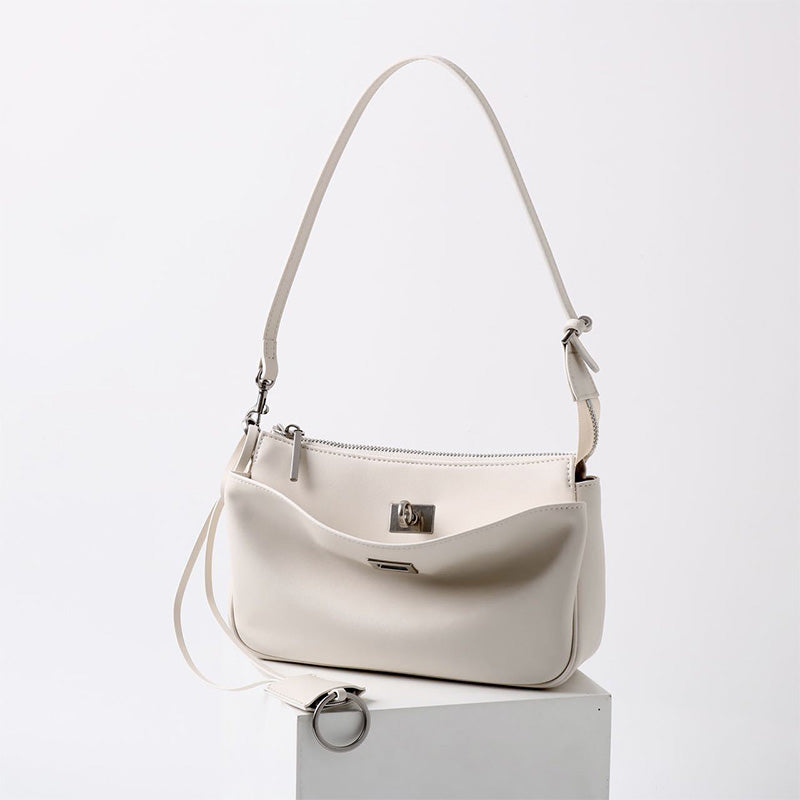 Vvsha Luxury Rodeo Women Shoulder Bags Cowhide Leather Brand Black Handbags For Women Fashion Gold Silver Buckle Design Underarm Bags