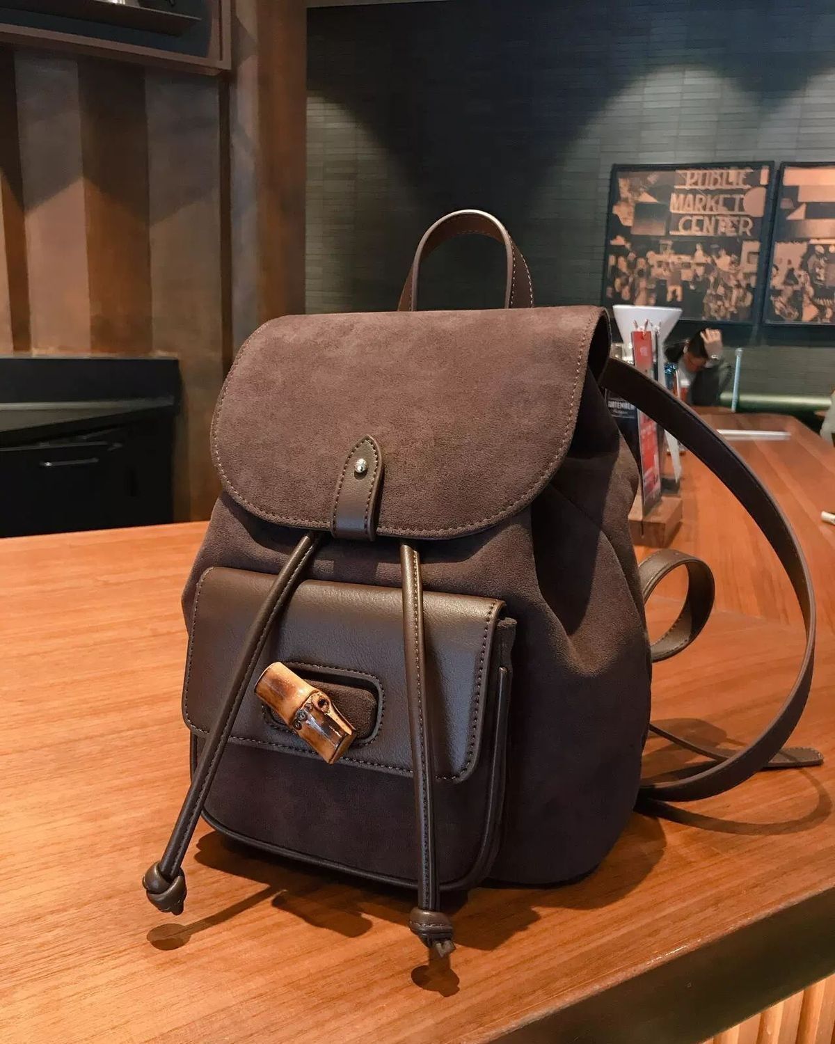 Vvsha Hot Girls Brown Mini Backpack Women New Retro Versatile Suede Chic Y2k Backpacks Female Vintage Casual Mochila Aesthetic