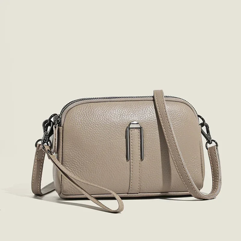 Vvsha Genuine Leather Bag Luxury Women's Handbags Bag for Woman 2025 Female Clutch Phone Bags Shoulder Bag Crossbody Messenger Pack