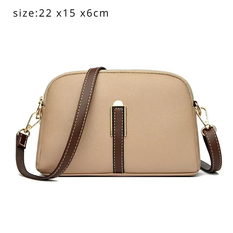 Vvsha Genuine Leather Bag Luxury Women's Handbags Bag for Woman 2025 Female Clutch Phone Bags Shoulder Bag Crossbody Messenger Pack