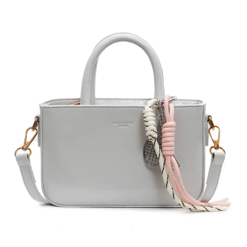 Vvsha Trendy Solid Color PU 2025 High Quality Women's Handbag Versatile Zipper Lightweight Fashionable Single Shoulder Crossbody Bag