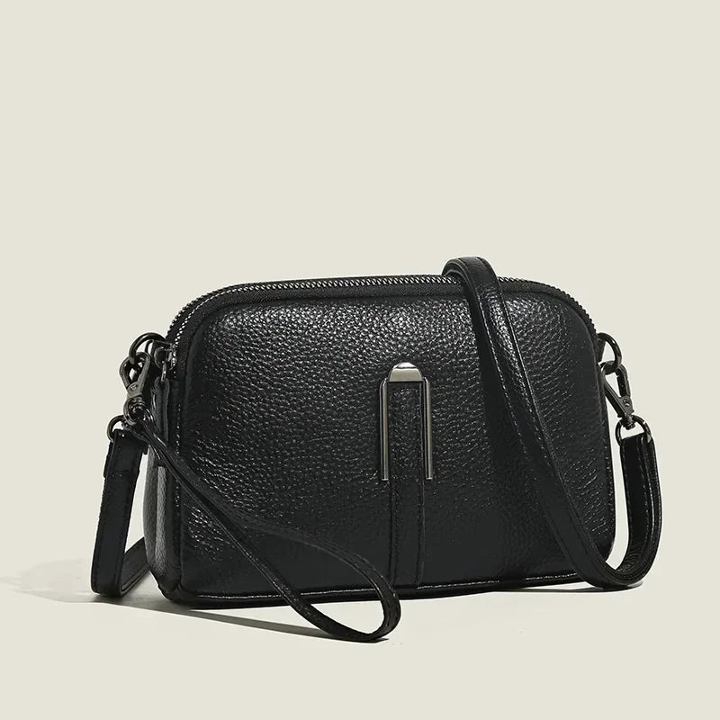 Vvsha Genuine Leather Bag Luxury Women's Handbags Bag for Woman 2025 Female Clutch Phone Bags Shoulder Bag Crossbody Messenger Pack