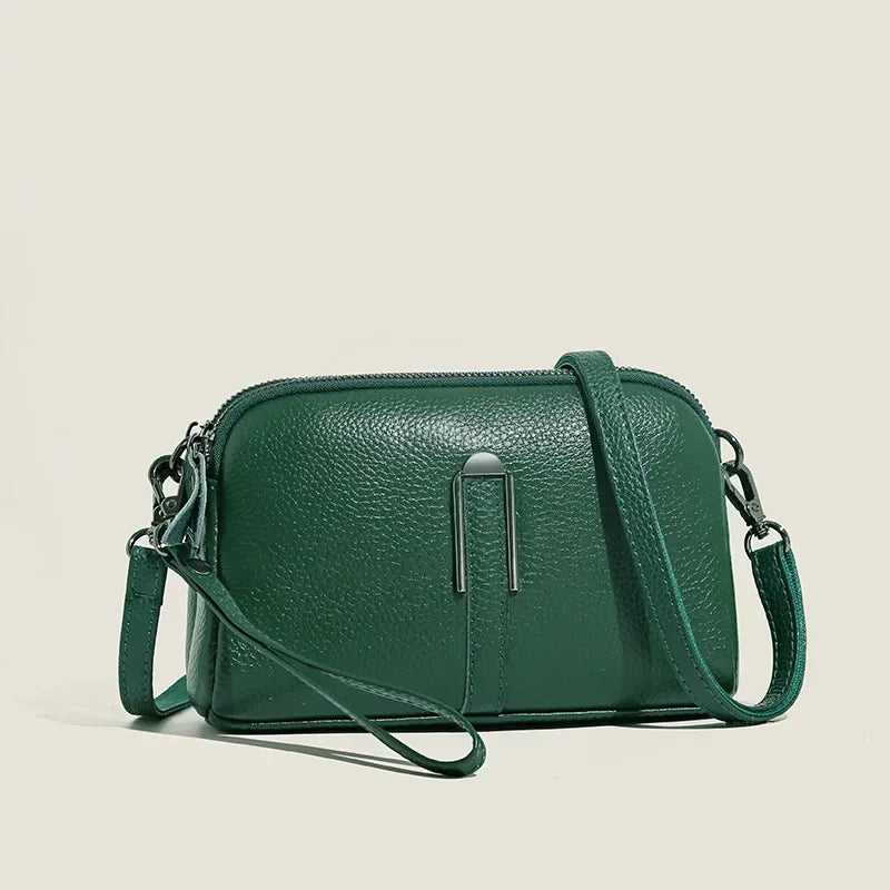 Vvsha Genuine Leather Bag Luxury Women's Handbags Bag for Woman 2025 Female Clutch Phone Bags Shoulder Bag Crossbody Messenger Pack
