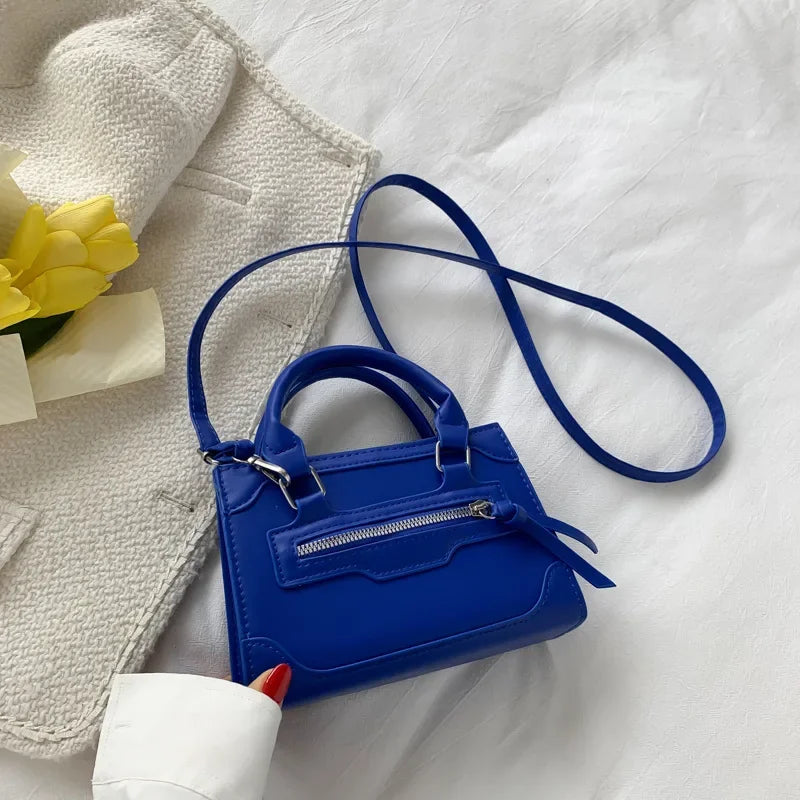 Vvsha Crossbody Bag for Women New Fashion Casual Western Style Shoulder Handbag Simple Texture Messenger Small Square Bag