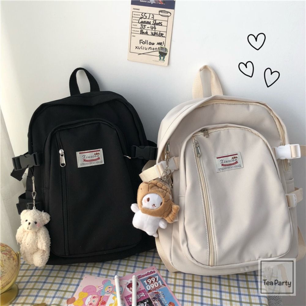 Vvsha Multifunctional Waterproof Book Bag Nylon Large Capacity Backpack Shoulder Bag Teenage