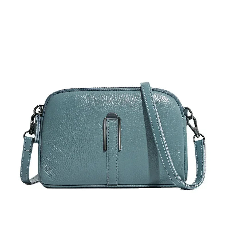 Vvsha Genuine Leather Bag Luxury Women's Handbags Bag for Woman 2025 Female Clutch Phone Bags Shoulder Bag Crossbody Messenger Pack