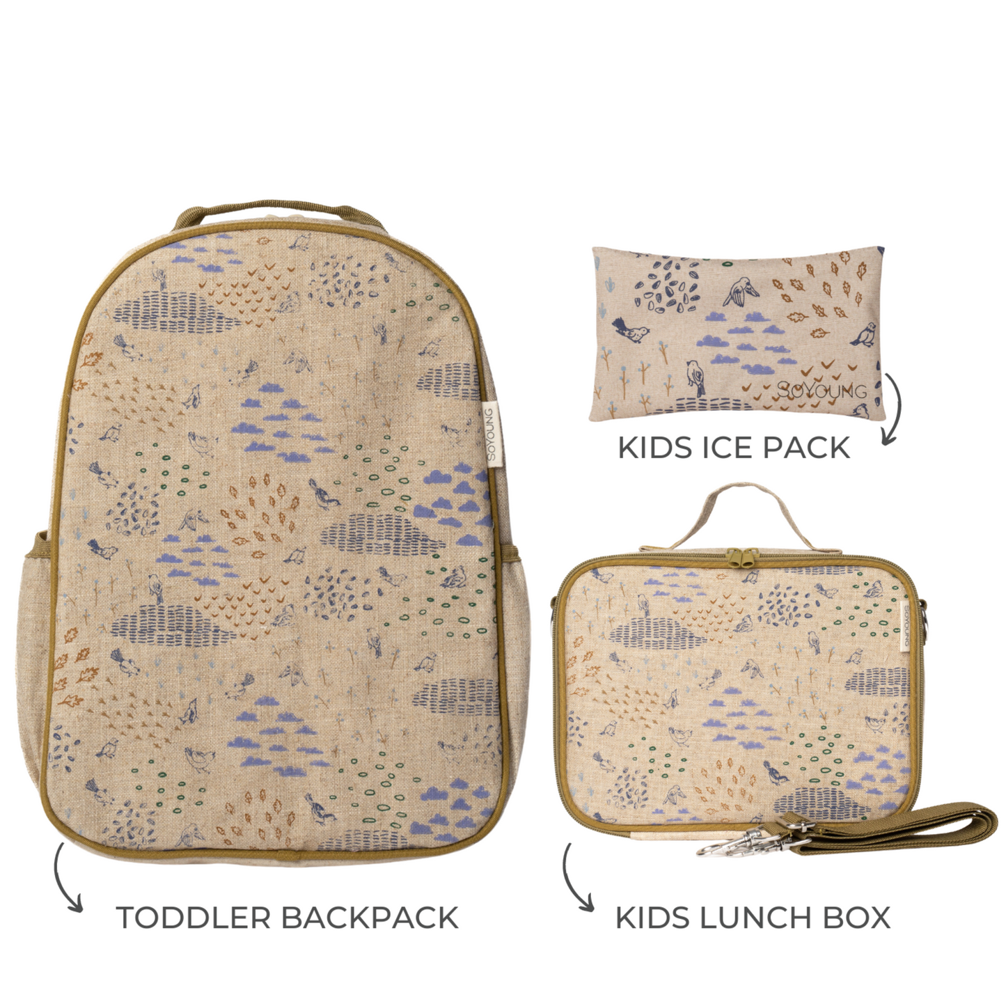 Birds in Nature Toddler Bundle - 3pc