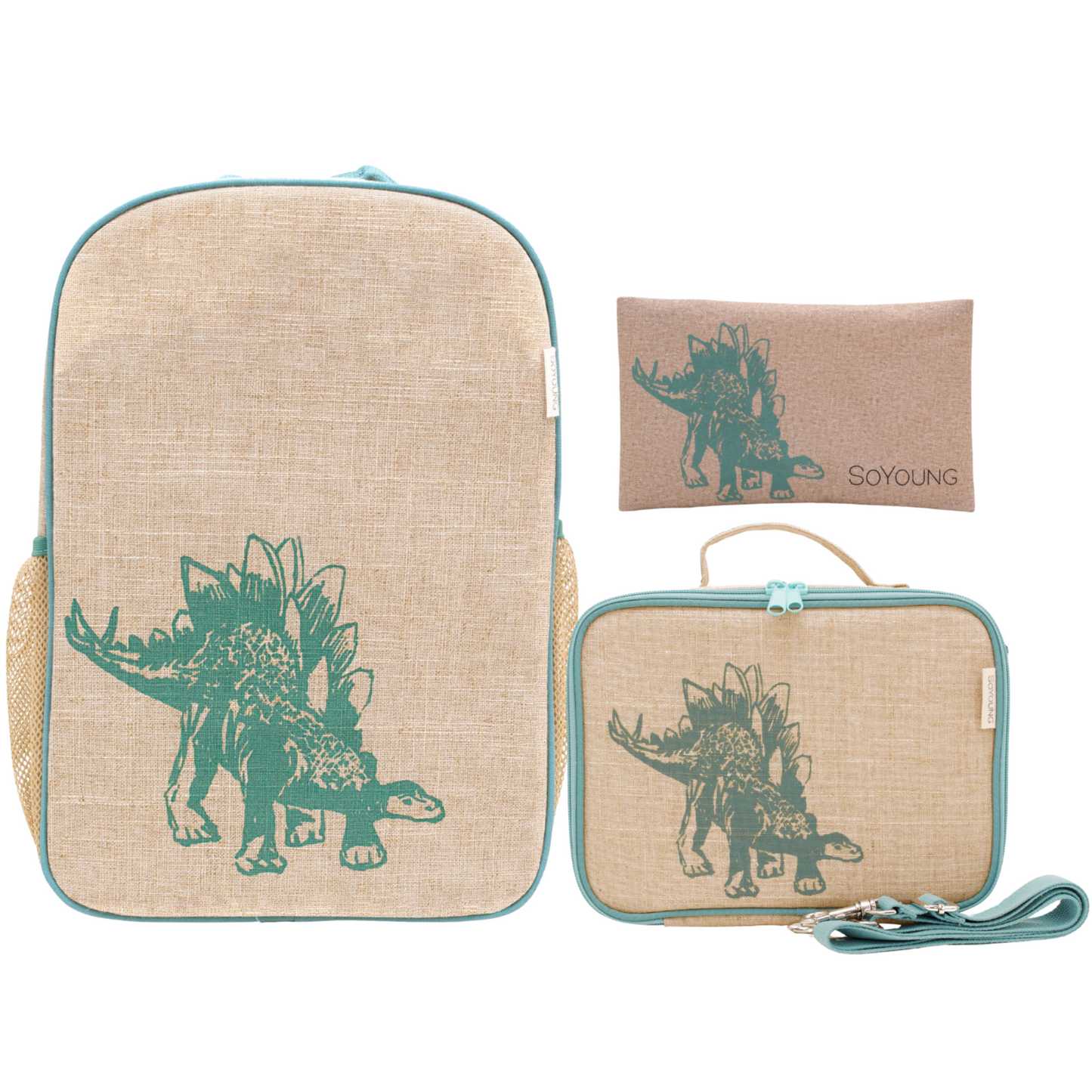 Green Stegosaurus Grade School Bundle - 3pc