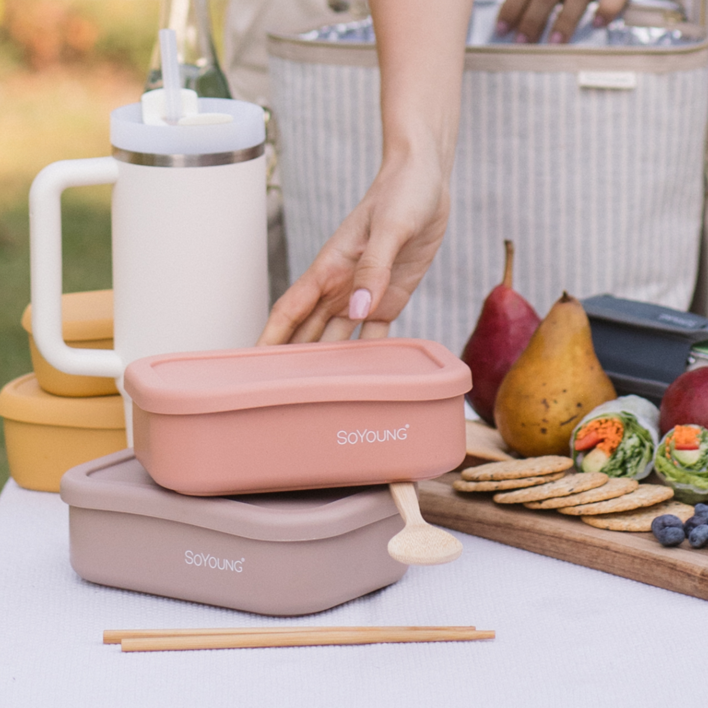 The Ultimate Lunch Bundle - Ink Splatter - 6pc