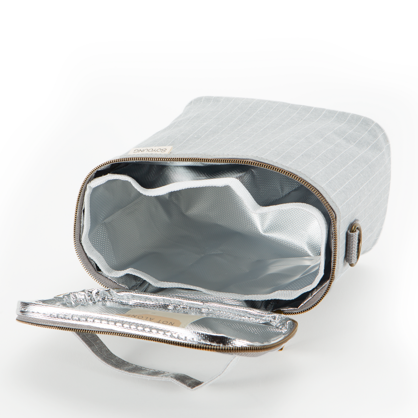 Heather Grey Pinstripe Lunch Bundle