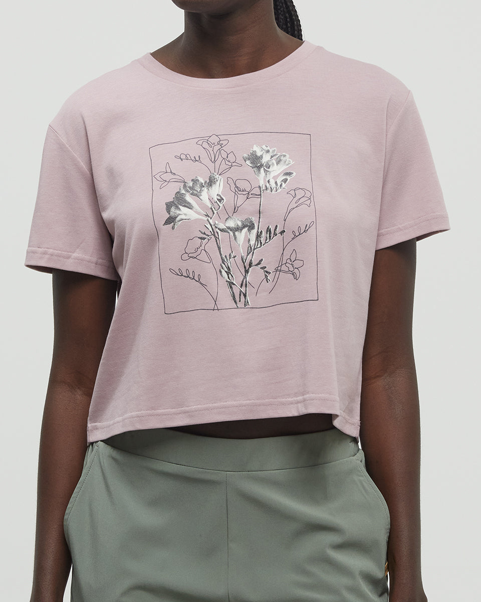 Floral Crop T-Shirt