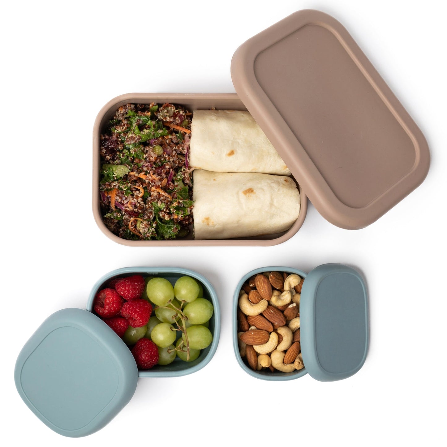 The Ultimate Lunch Bundle - Rose Gold Horizontal Stripe - 6pc