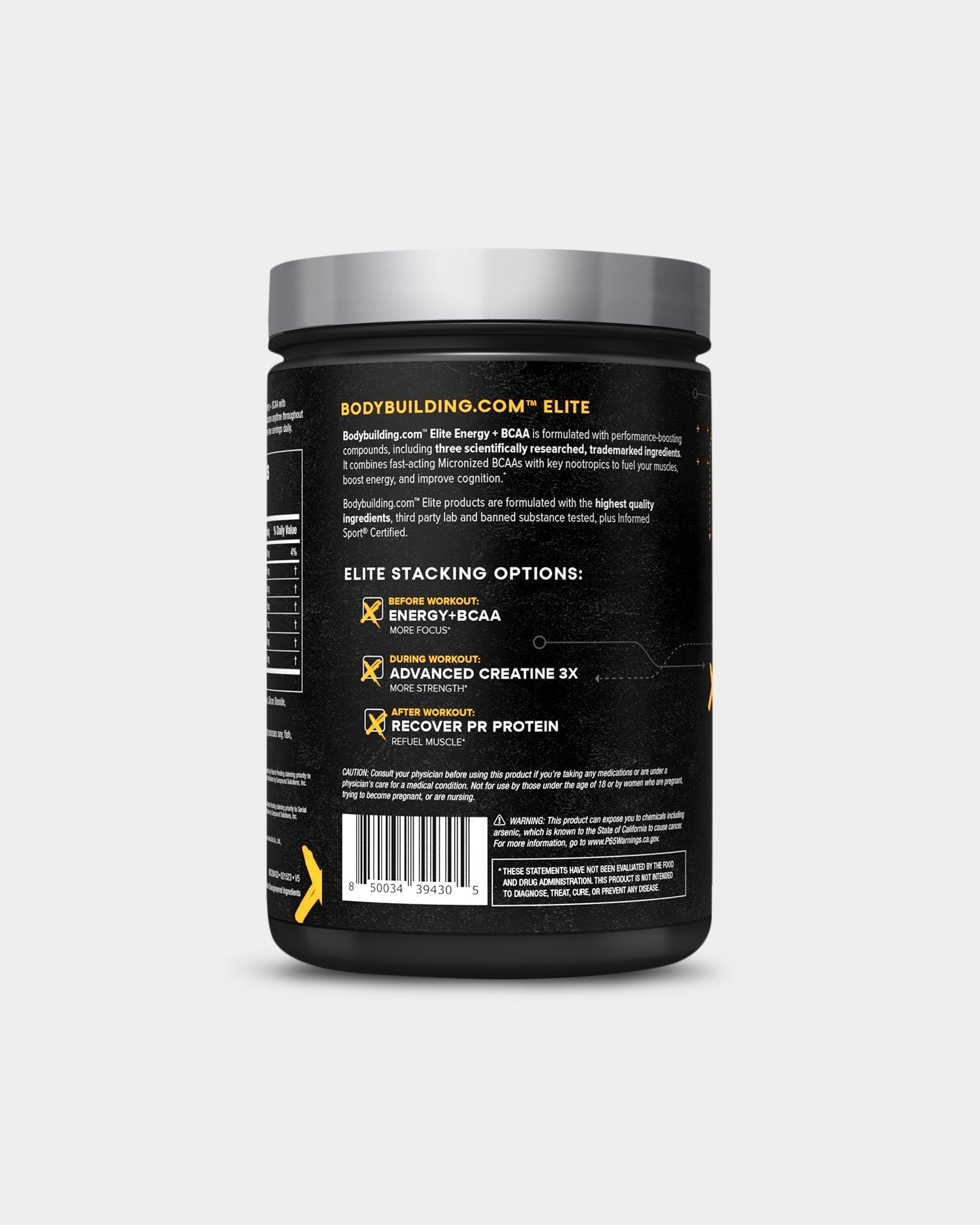 Bodybuilding.com ELITE Energy + BCAA