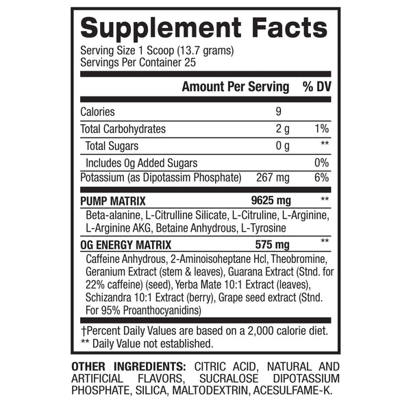 BPI Sports 1MR OG Pre-Workout