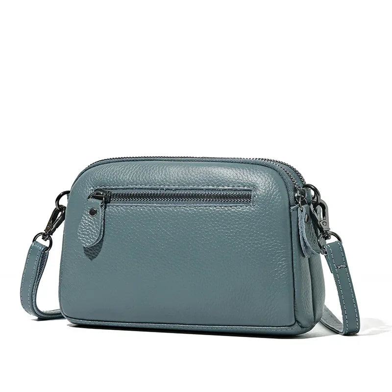Vvsha Genuine Leather Bag Luxury Women's Handbags Bag for Woman 2025 Female Clutch Phone Bags Shoulder Bag Crossbody Messenger Pack