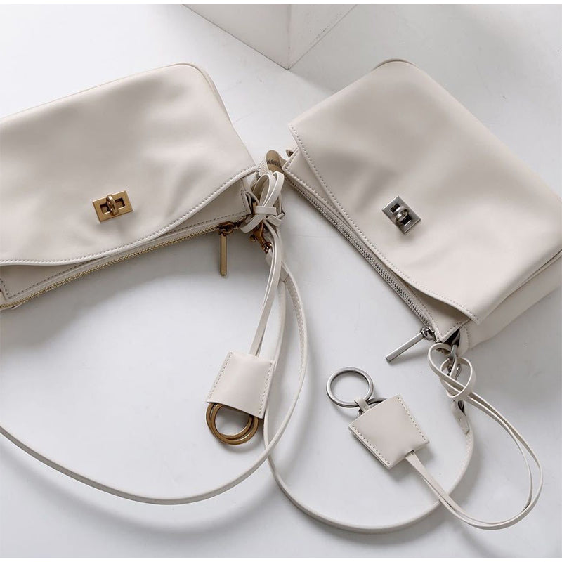 Vvsha Luxury Rodeo Women Shoulder Bags Cowhide Leather Brand Black Handbags For Women Fashion Gold Silver Buckle Design Underarm Bags