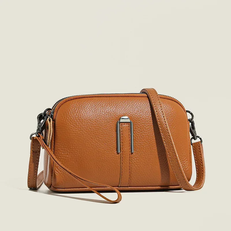 Vvsha Genuine Leather Bag Luxury Women's Handbags Bag for Woman 2025 Female Clutch Phone Bags Shoulder Bag Crossbody Messenger Pack
