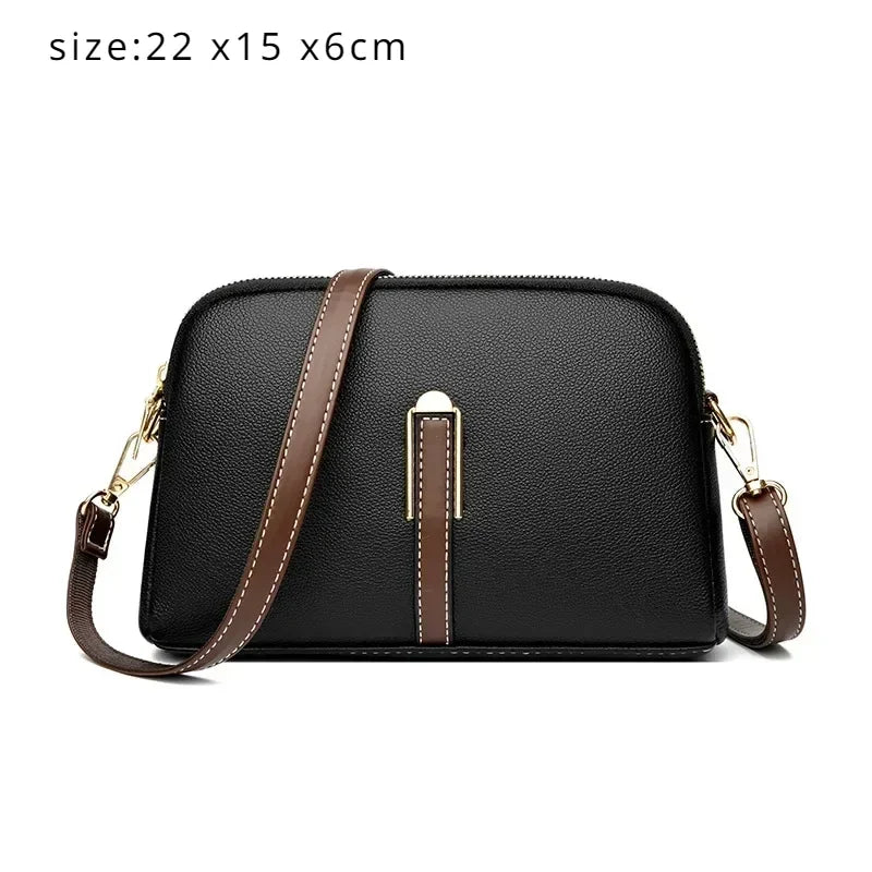 Vvsha Genuine Leather Bag Luxury Women's Handbags Bag for Woman 2025 Female Clutch Phone Bags Shoulder Bag Crossbody Messenger Pack