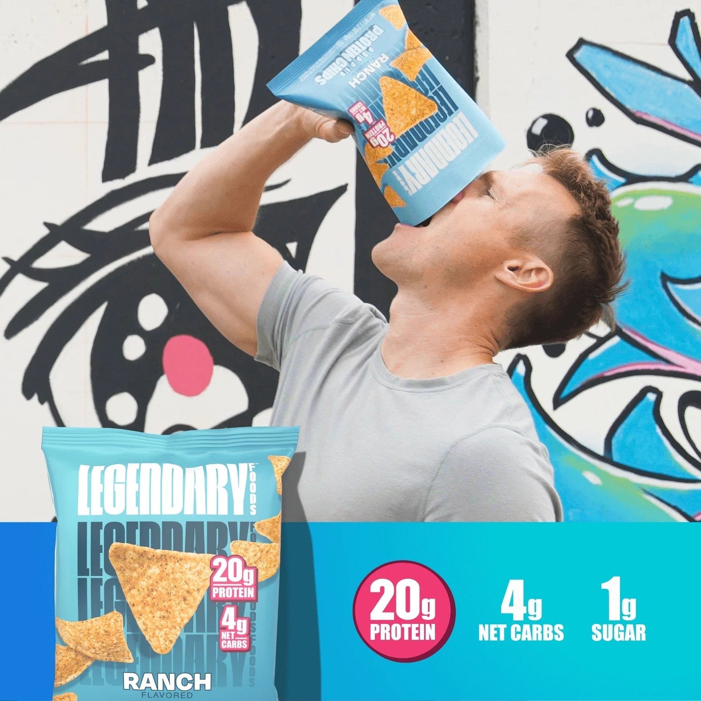 Legendary Foods Popped Protein Chips 7 Pack