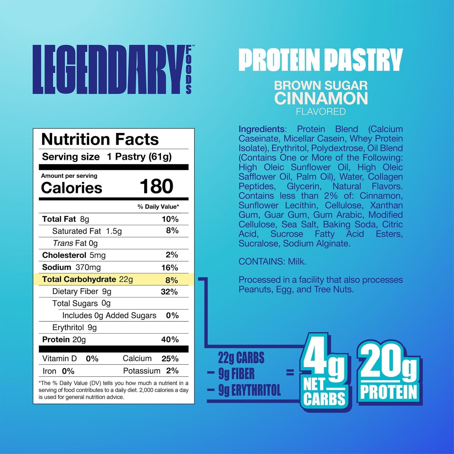 Legendary Foods Protein Pastry 10 Pack