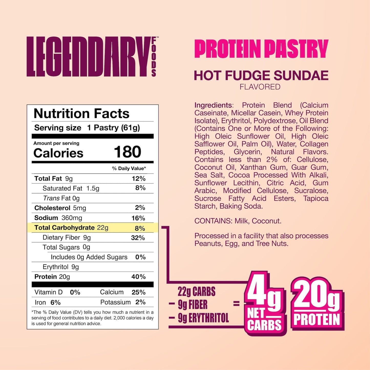 Legendary Foods Protein Pastry 10 Pack