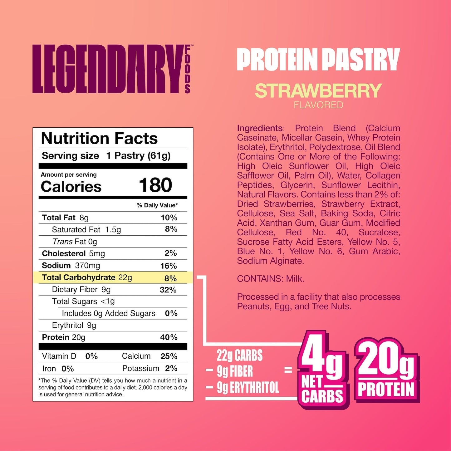 Legendary Foods Protein Pastry 10 Pack