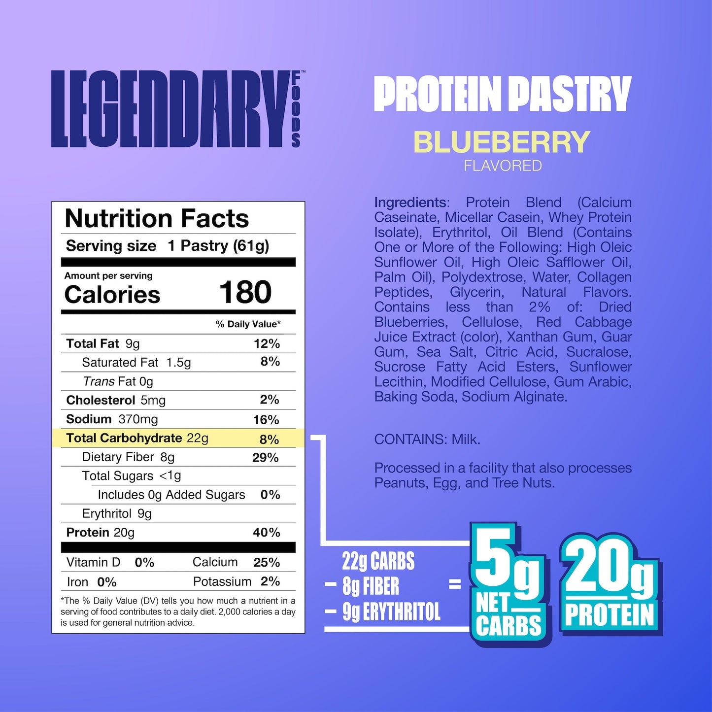 Legendary Foods Protein Pastry 10 Pack