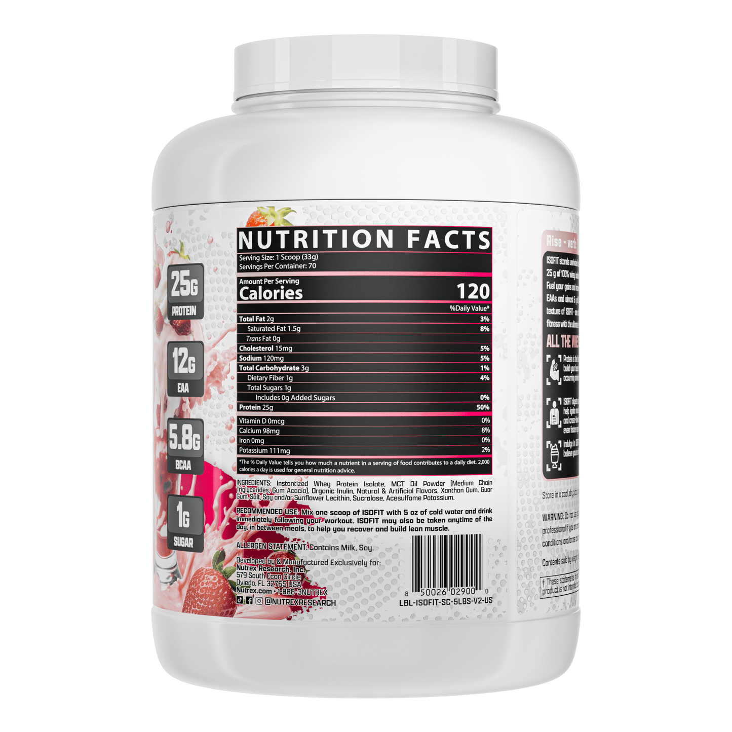Nutrex ISOFIT Premium Whey Isolate
