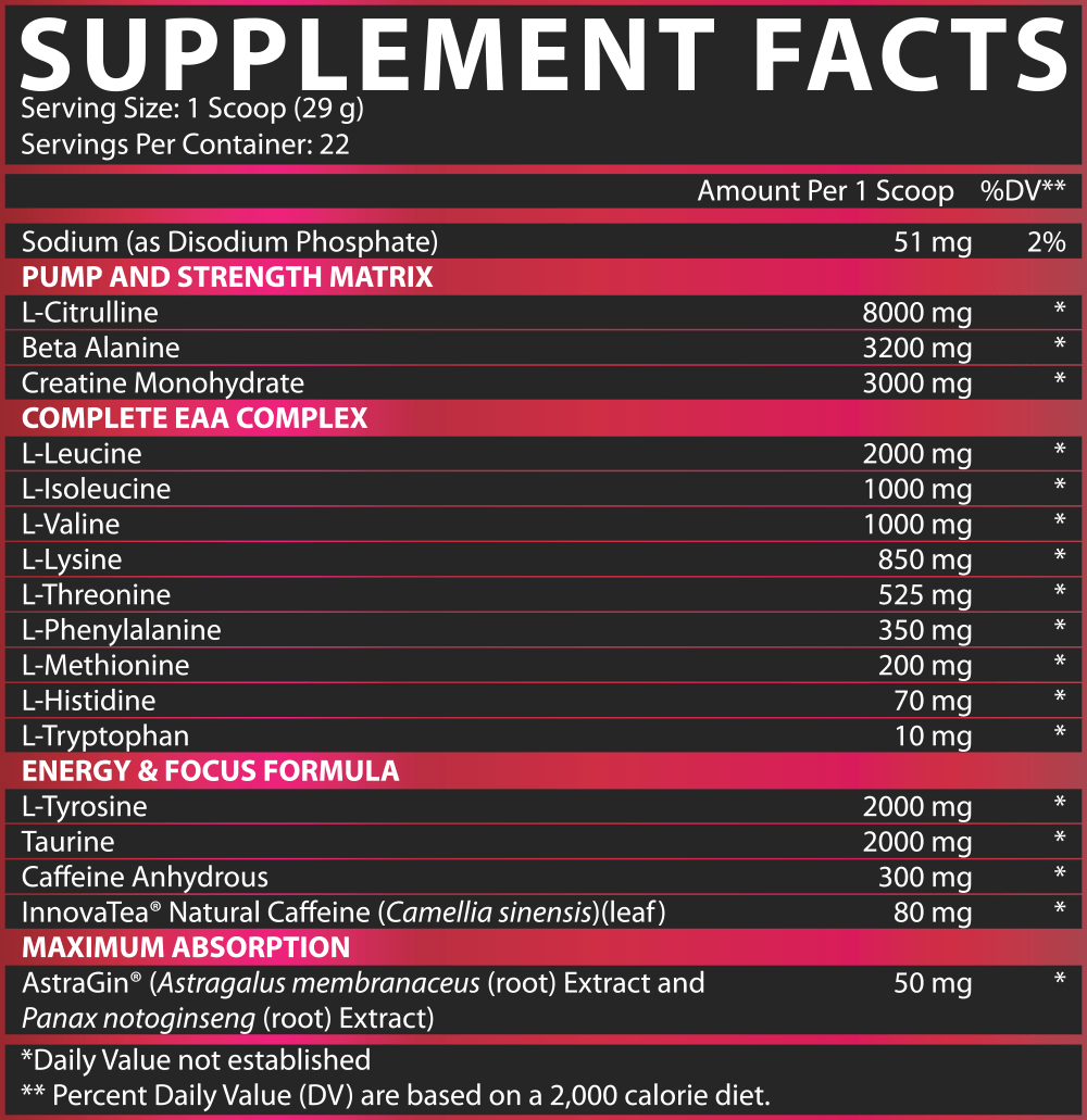 Nutrex Outlift Clinical High Stim Pre-Workout