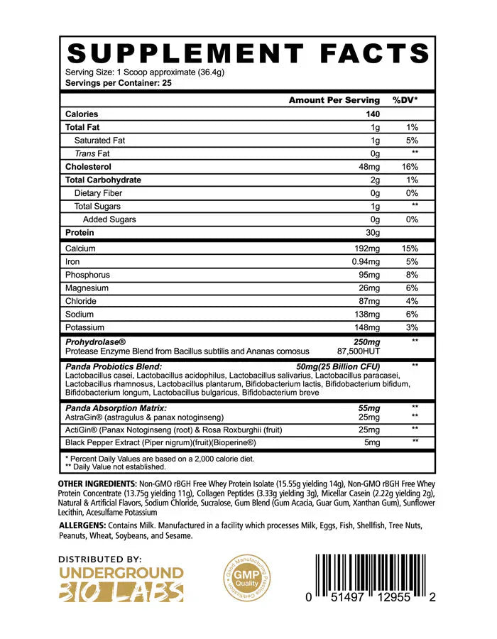 Panda Supplements FUEL Premium Protein
