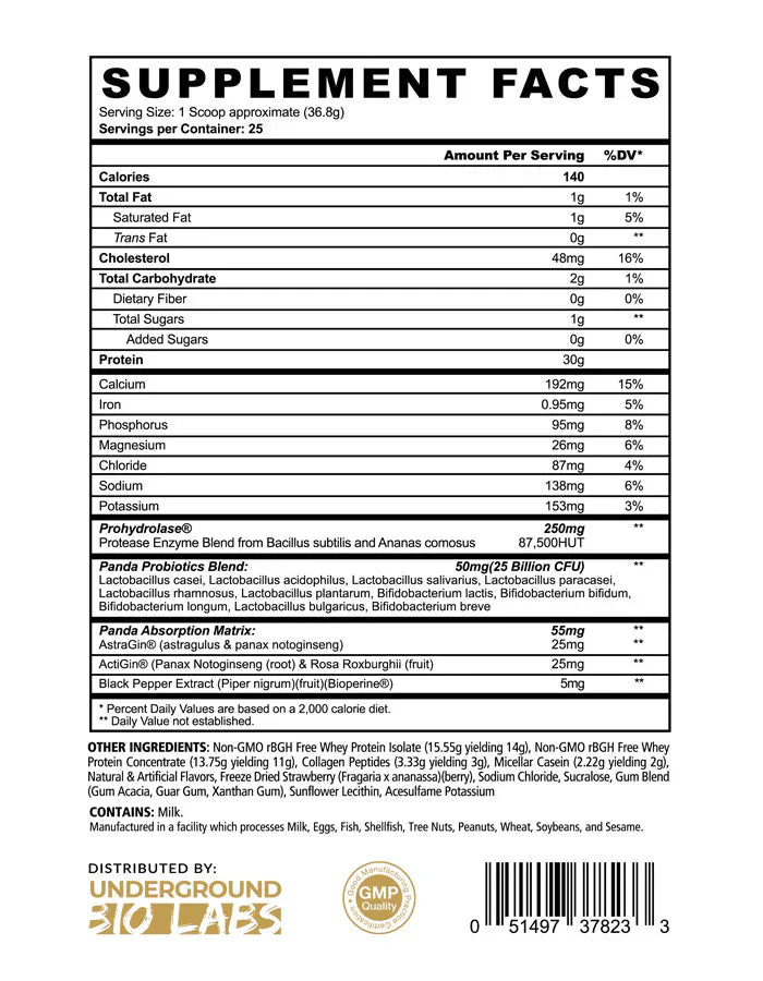 Panda Supplements FUEL Premium Protein