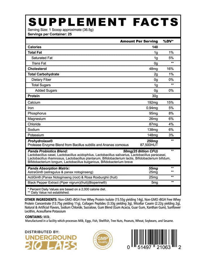 Panda Supplements FUEL Premium Protein
