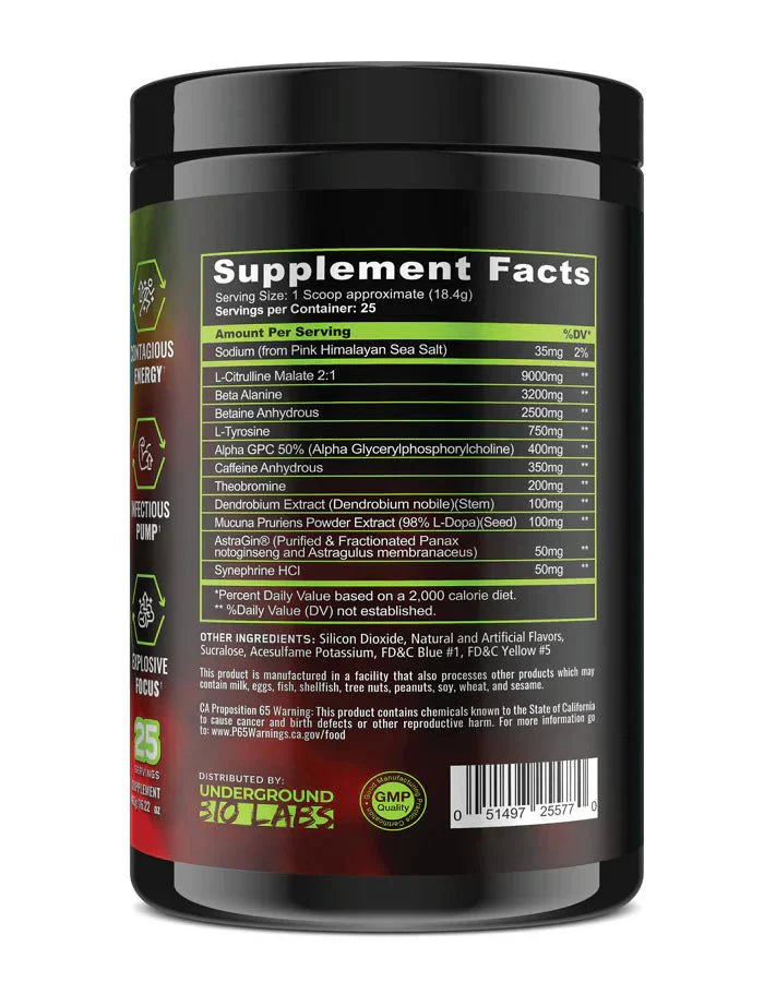 Panda Supplements Pandamic Extreme Pre-Workout