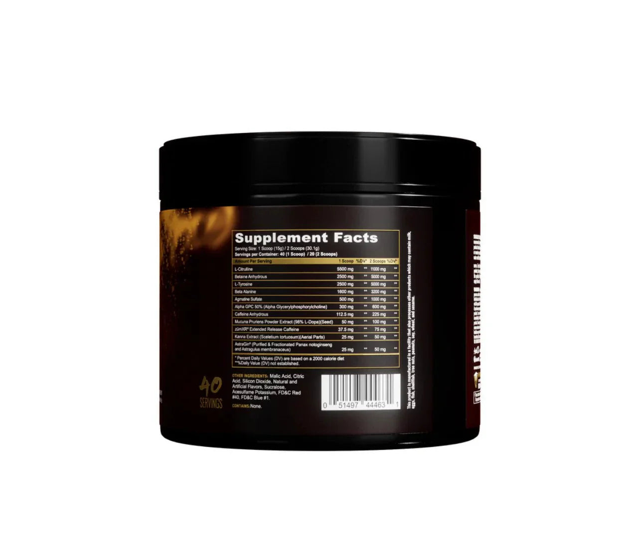 Panda Supplements & V1 Nutra Collaboration PANDAMUS L2 Pre-Workout