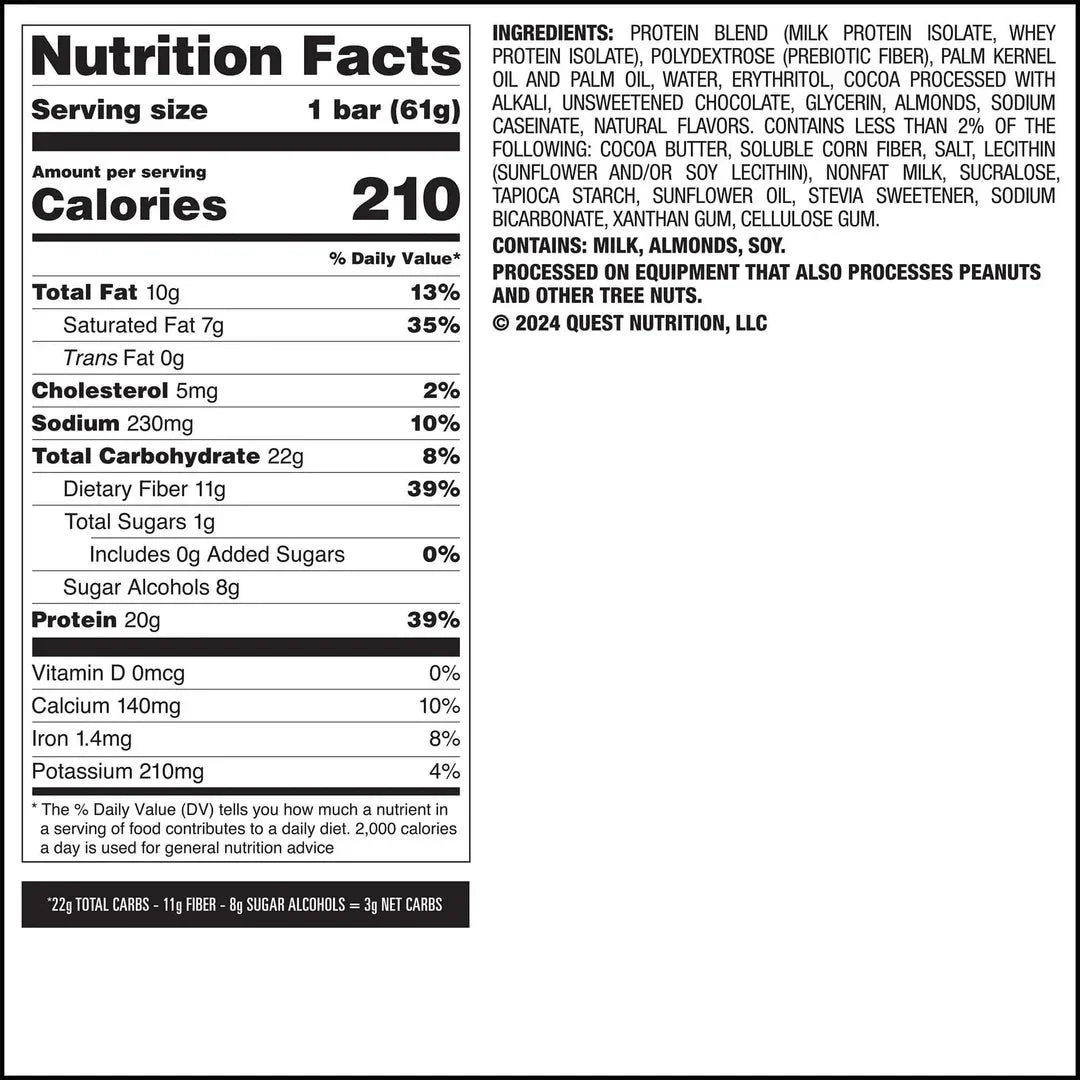 Quest Overload Protein Bars 12 Pack