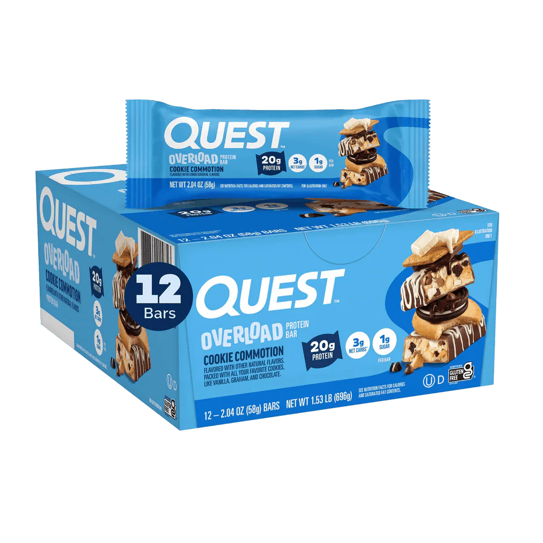 Quest Overload Protein Bars 12 Pack