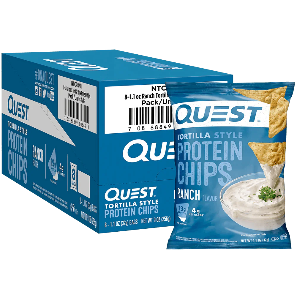 Quest Tortilla Style Protein Chips 8 Pack
