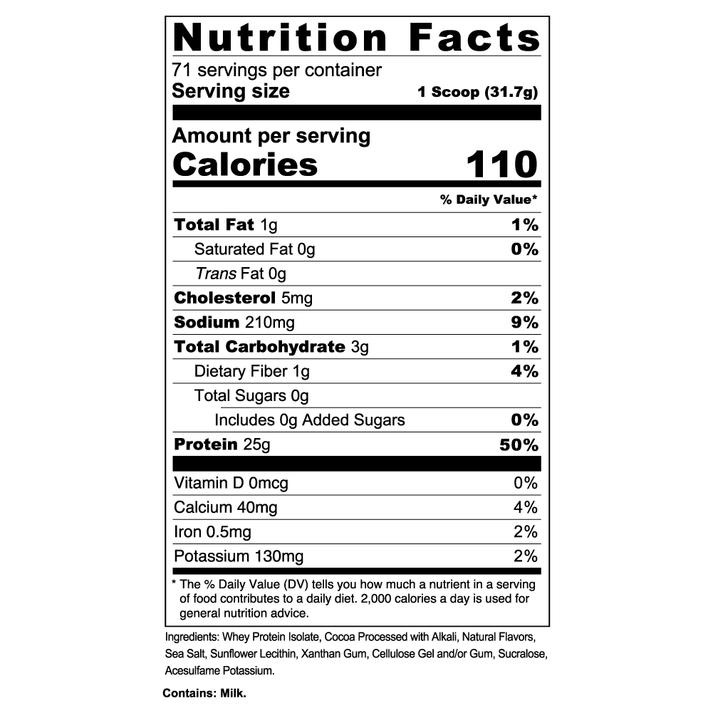 Redcon1 Isotope 100% Whey Isolate Protein 71 Servings