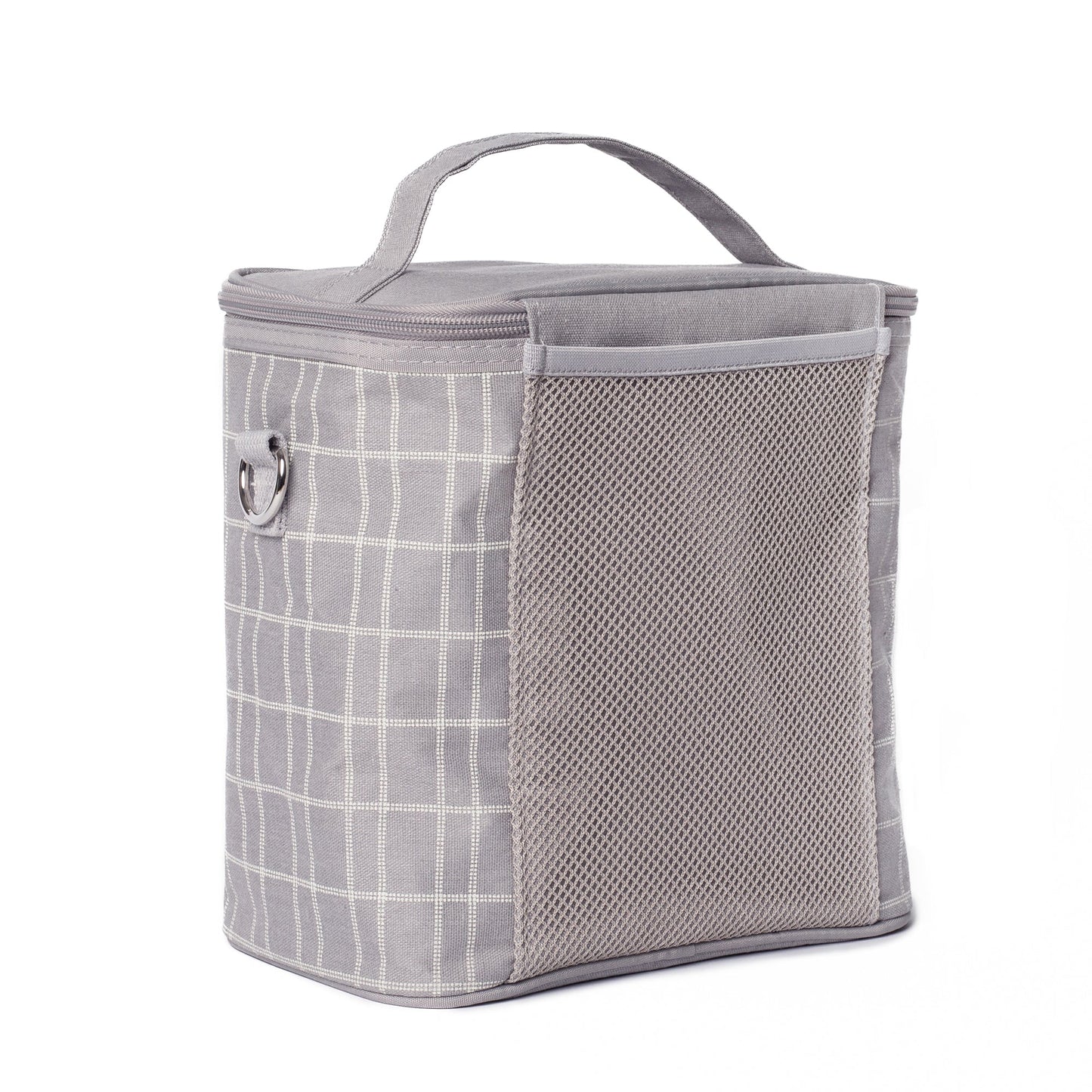 Light Grey Grid Lunch Bundle
