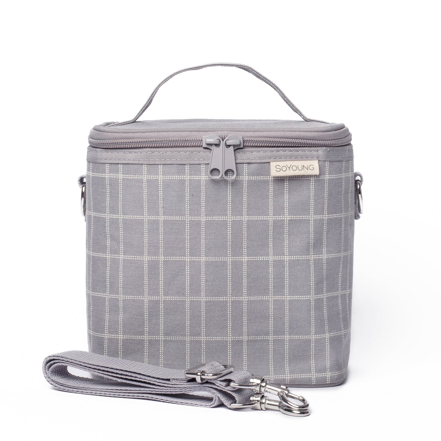 Light Grey Grid Lunch Bundle