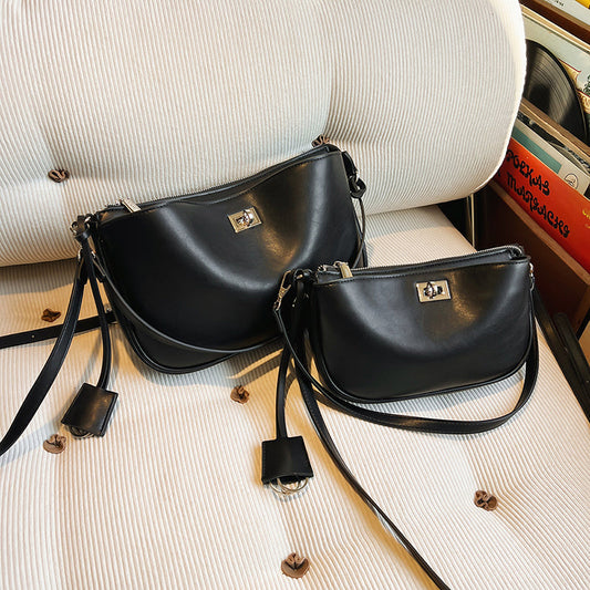 Vvsha Luxury Rodeo Women Shoulder Bags Cowhide Leather Brand Black Handbags For Women Fashion Gold Silver Buckle Design Underarm Bags
