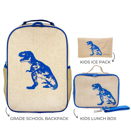 Blue Dino Grade School Bundle - 3pc