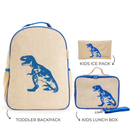 Blue Dino Toddler Bundle - 3pc