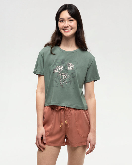 Floral Crop T-Shirt