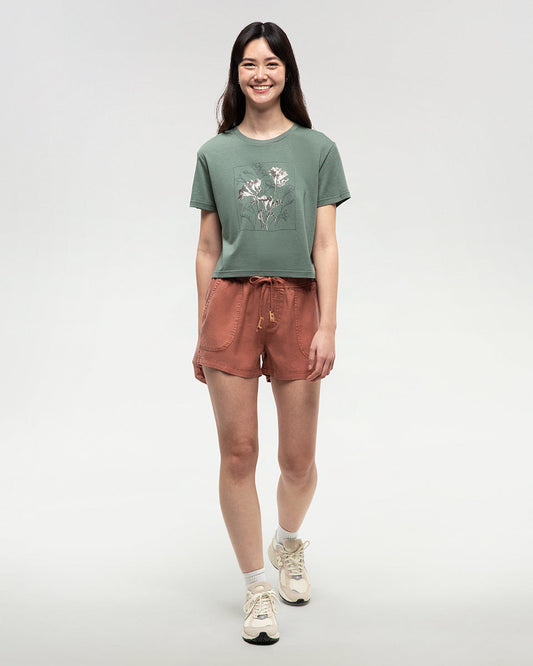 Floral Crop T-Shirt