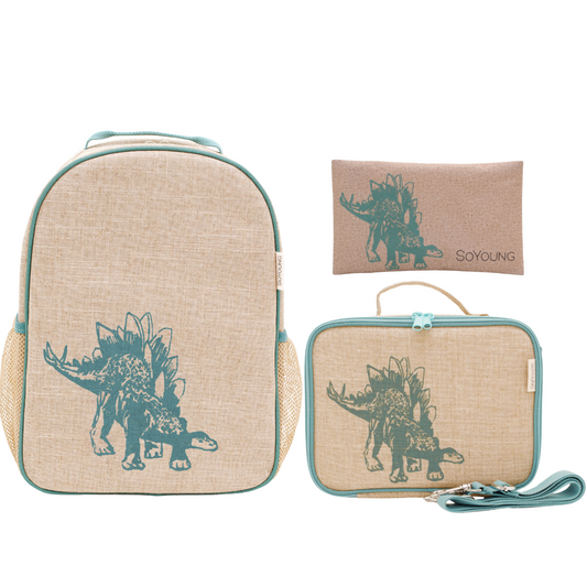 Green Stegosaurus Toddler Bundle - 3pc